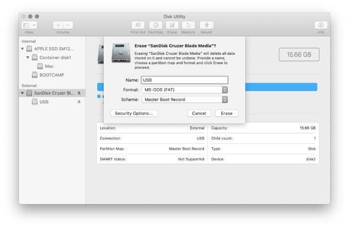 format usb on mac for windows scheme